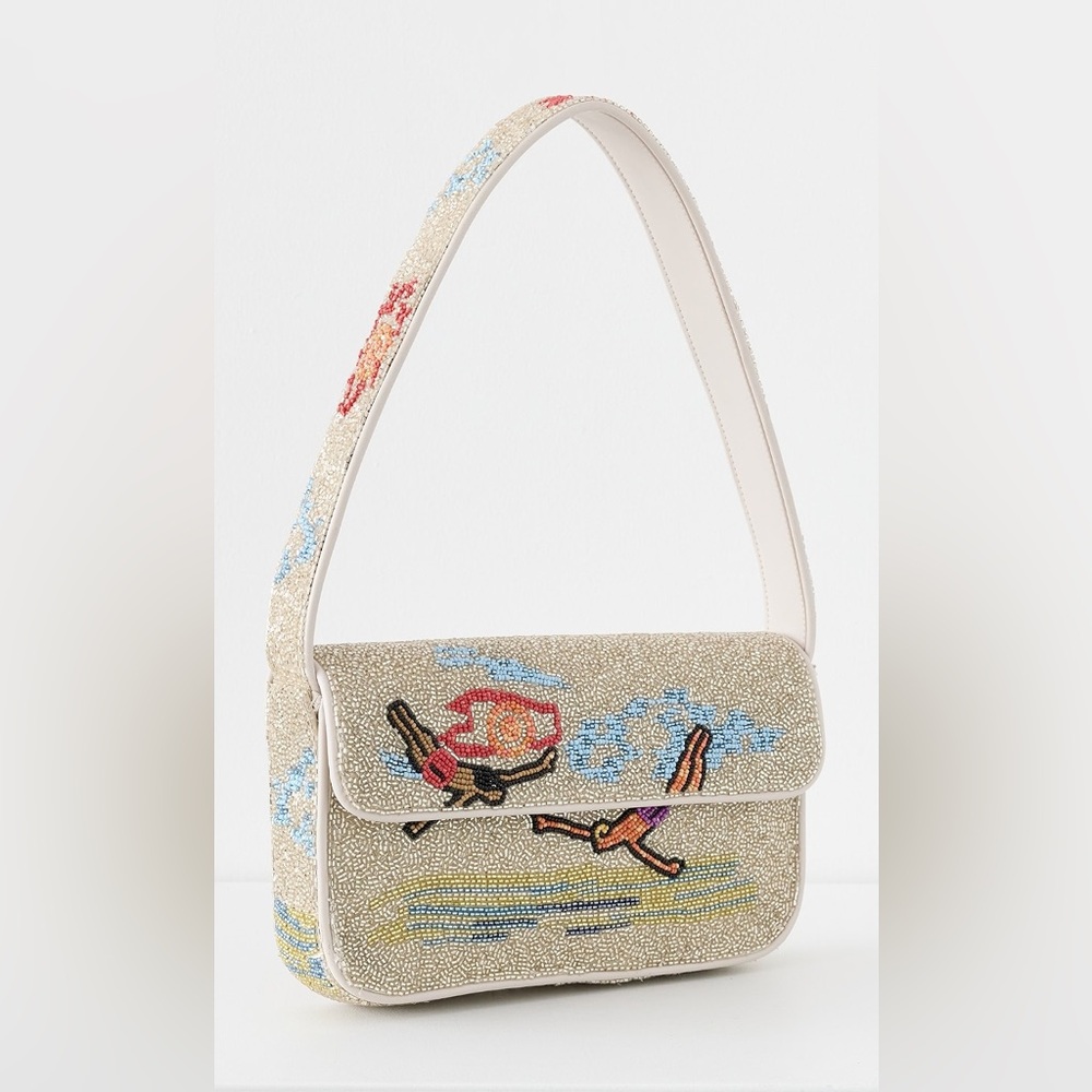 STAUD Beaded Tommy Bag